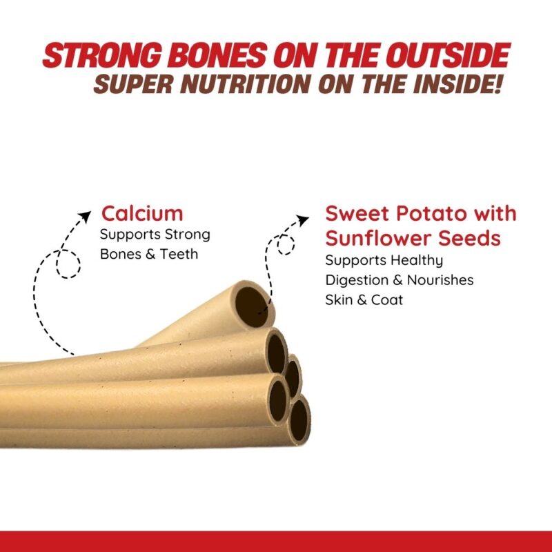 Calcium Super Treats - Sweet Potato with Sunflower Seeds - 125gm - Image 4